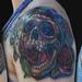 Day Of The Dead Skull and Sparrow Tattoo Tattoo Design Thumbnail